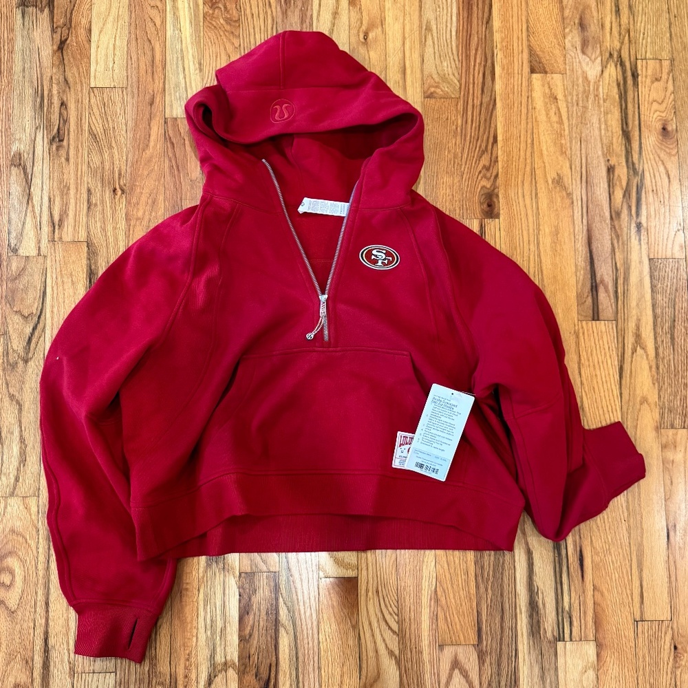 49ers lululemon scuba oversized hoodie NWT - Picture 1 of 5